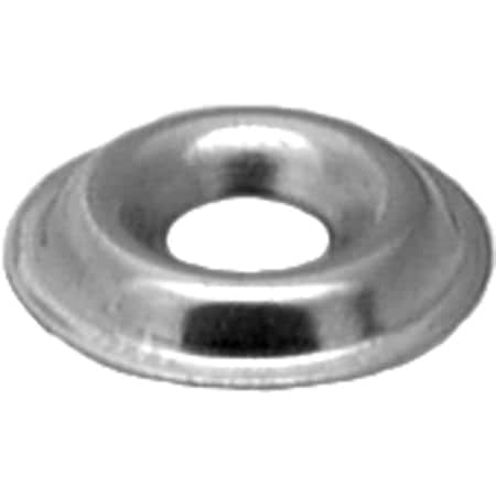 Auveco #8 FLANGE COUNTERSUNK WASHER NICKEL/BRASS, 100PK 2515